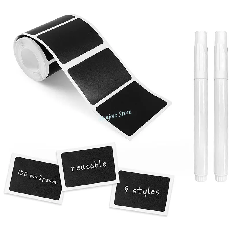 

Этикетки для меловой доски, съемные этикетки для специй, Многоразовые водонепроницаемые этикетки для Мейсона, наклейки для дома, кухни, наклейки для маркера мела