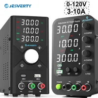 Jesverty DC Lab Power Supply 30V 60V 120V Adjustable Voltage Regulator Benchtop Switching Power Supply Preset Current On/Off - Image 2