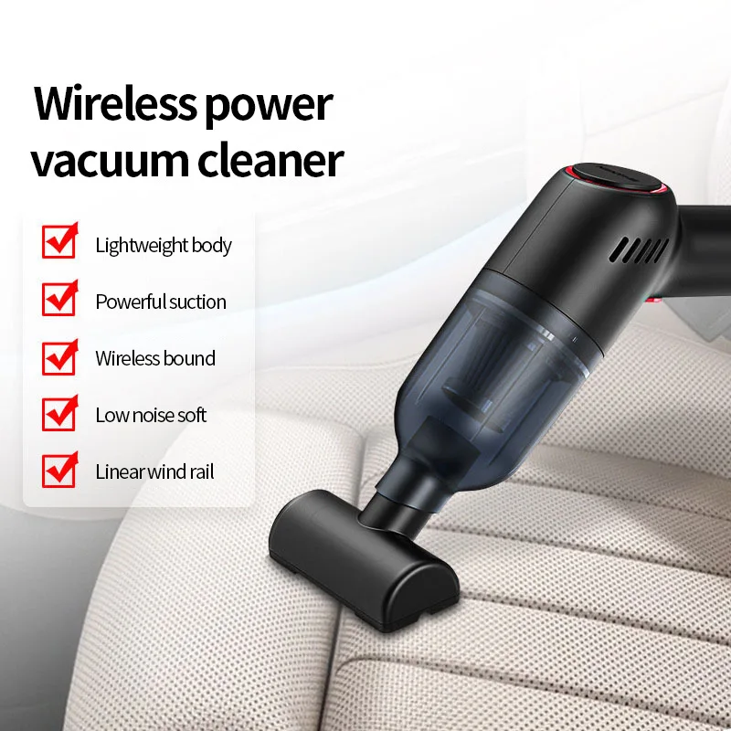 

8000Pa Wireless Car Vacuum Cleaner Dry & Wet Handheld Auto Vacuum Home & Car Dual Use Mini Vacuum Cleaner With Built-in Battrery