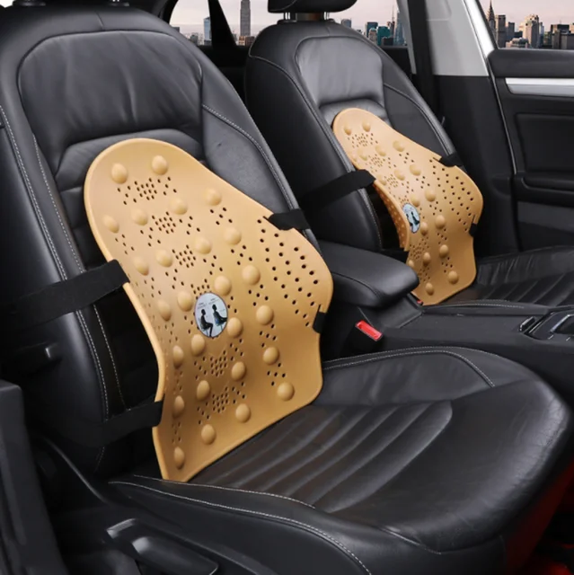 Car Seat Office Chair Massage Back Lumbar Support Mesh Ventilate Cushion  Pad Black Mesh Back Lumbar Cushion for Car Driver - AliExpress