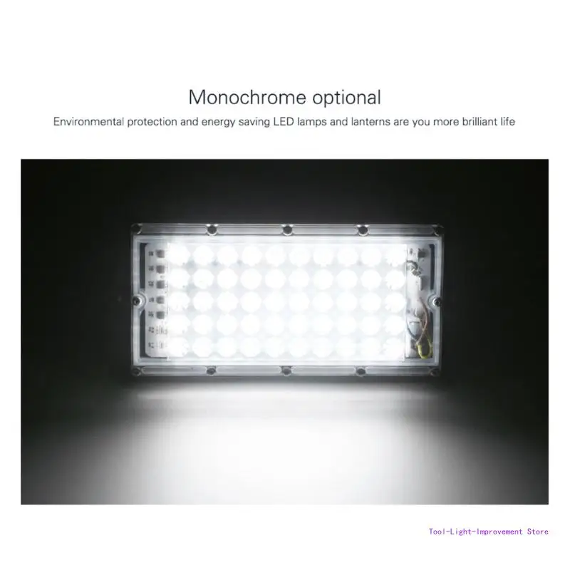 C63E 50W 야외 LED 투광 조명 스포트라이트 방수 투광 조명 반사판 벽 램프