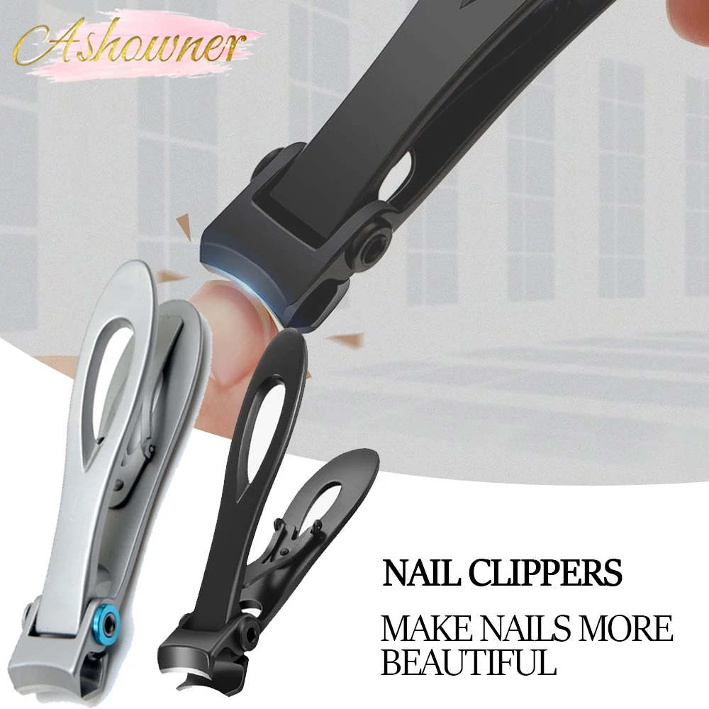 Nail Clippers Stainless Steel Nail Cutter Toenail Fingernail Manicure Cutter Thick Ingrown Toenail Scissors Tools