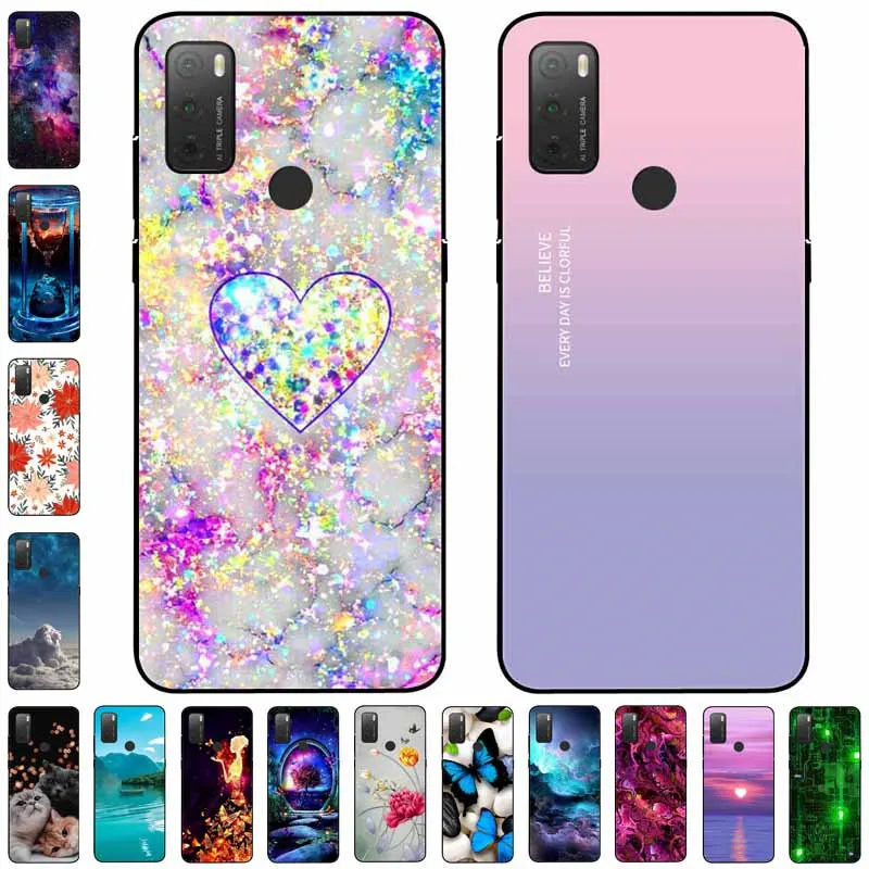Chic Cat Design Soft Black Silicone Protective Case
