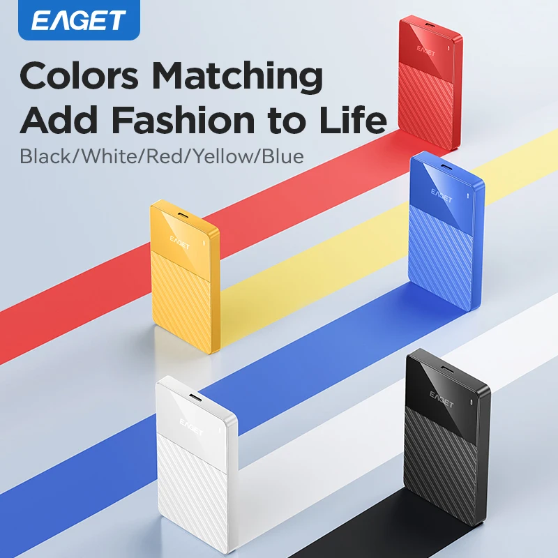 Eaget Portable External Hard Drive 5Gbps 250GB 320GB 500GB 1TB USB3.0 Storage Compatible for PC PS4 PS5 Laptop external hard drive hard drive