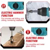 1000W 8600IMP Electric Hammer Rechargeable Cordless Multifunction Rotary Hammer Impact Drill Power Tool for Makita 18V Battery 5
