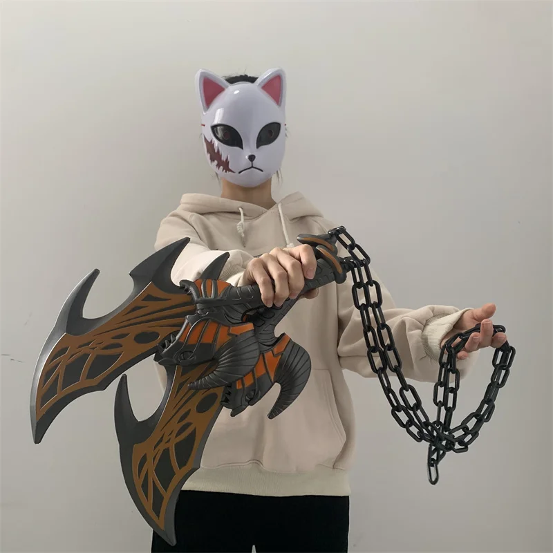 God of War 4 Exile Blade AXE Chained Cosplay Tomahawk Prop Weapon Role Playing Ghost Leviathan AXE Safety PU Model Toys Cosplay Sword Cosplay Prop Cosplay Toy Cosplay Axe