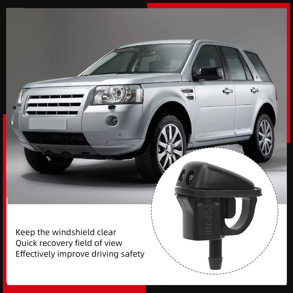 Windshield Washer Nozzle LR048709 Front Window Washer Nozzle LR048709 Standard Seamless for Freelander 2 L359 2006 To 2015