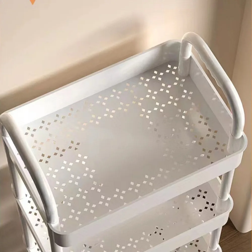 Bookshelf Storage Trolley Home Universal Muti-Tier Storage Rack Rolling Storages Cart Multi-Layer Small Cart Rack storage rack