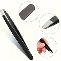 High precision eyebrow clip, small tweezers, eyebrow clip, beard pulling tool, fake eyelashes, eyebrow trimming and hair pulling 1