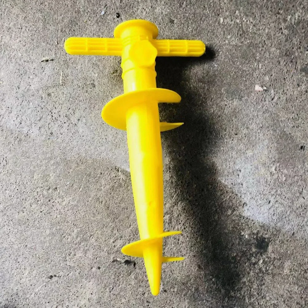 Beach Ground Plug Spiral Type Adjustable Plastic Beach Beach Umbrella Seat Fixing Tool Anchor Rack Nail Sun Umbrella Accessories