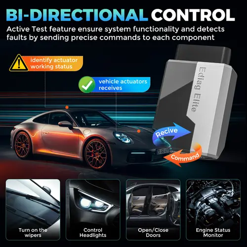 2026 New KINGBOLEN Ediag Elite Lifetime Free Car Diagnostic Tools All System 15 Resets Bi-directional CAN FD Auto OBD2 Scanner - Image 4