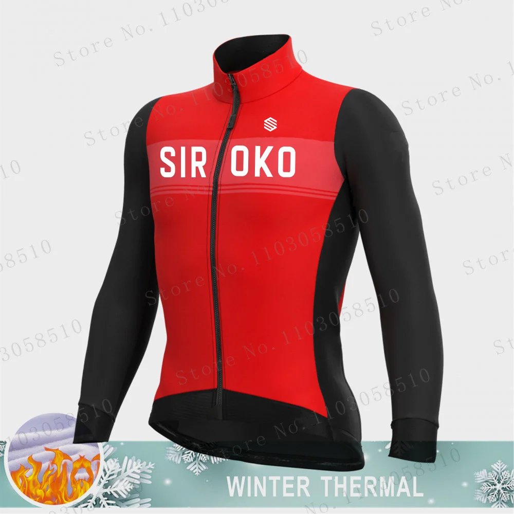 Cycling Jacket Cycling Shirt 2025 Thermal Fleece Cycling Jersey mtb Winter Long Sleeve MTB Racing Bike Jersey For Men