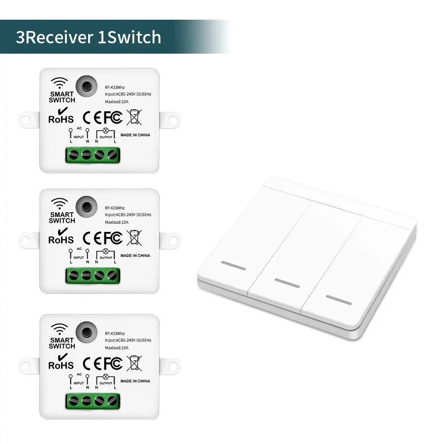 3Receiver 1Switch