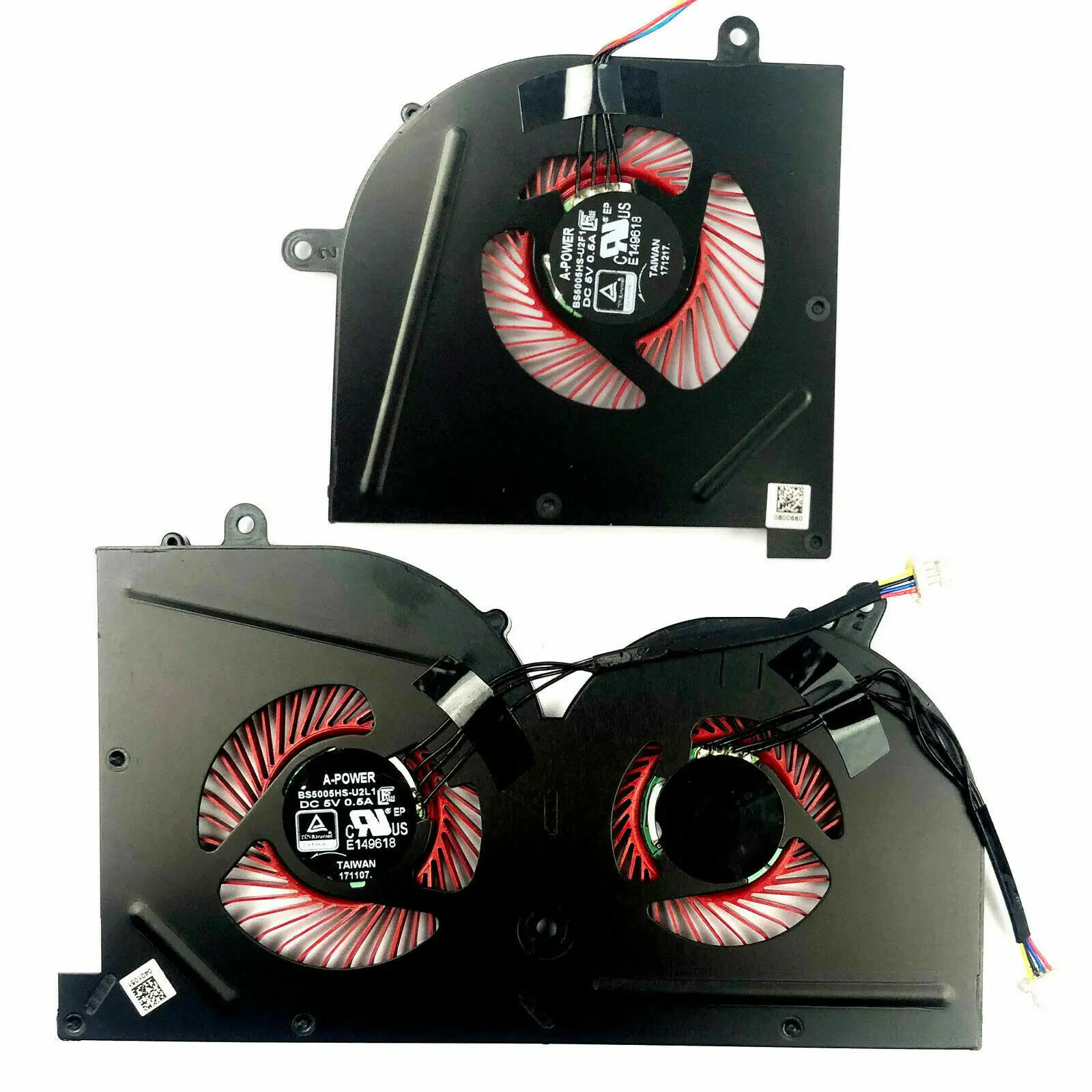 

CPU+GPU Cooling Fan For MSI Stealth Pro GS63 GS63VR GS73 GS73VR 6RF 7RF