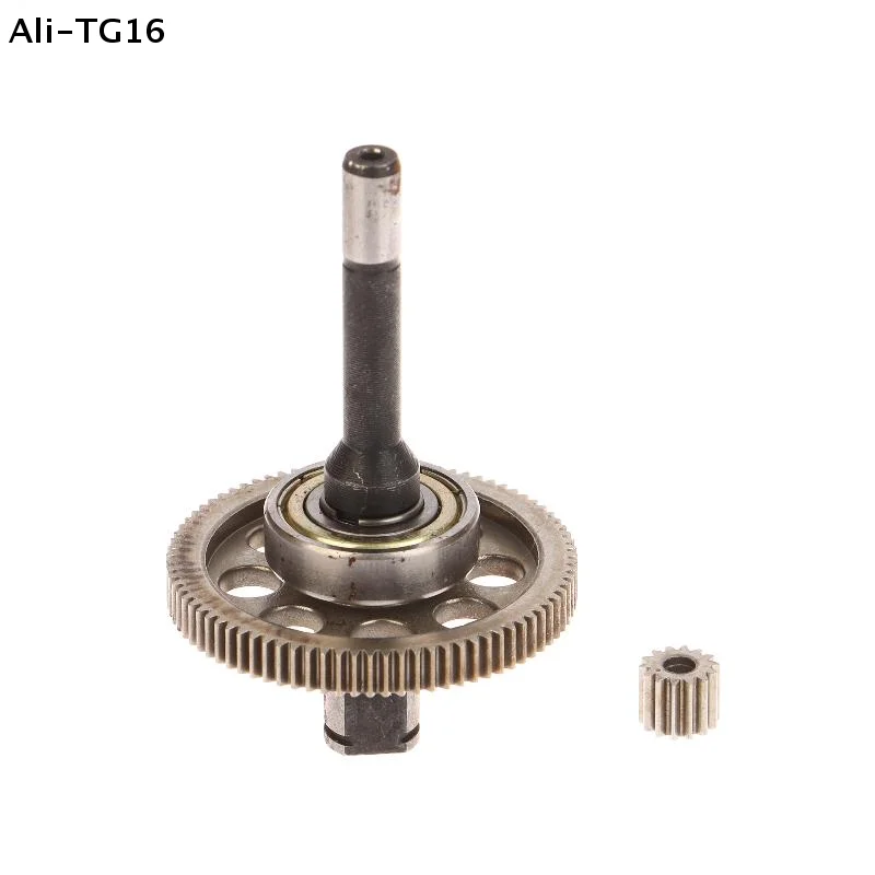 【Y】1 세트 14 톱니 83 톱니 브러시리스 모터 기어 체인 톱 미니 기어(전동 공구용 샤프트 포함) 550 유형 어셈블리