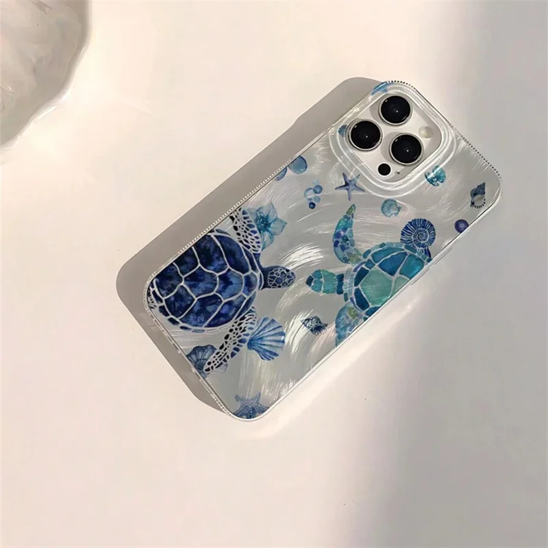 Summer Cool Turtle Pattern Phone Case - Stylish and Durable Back Cover