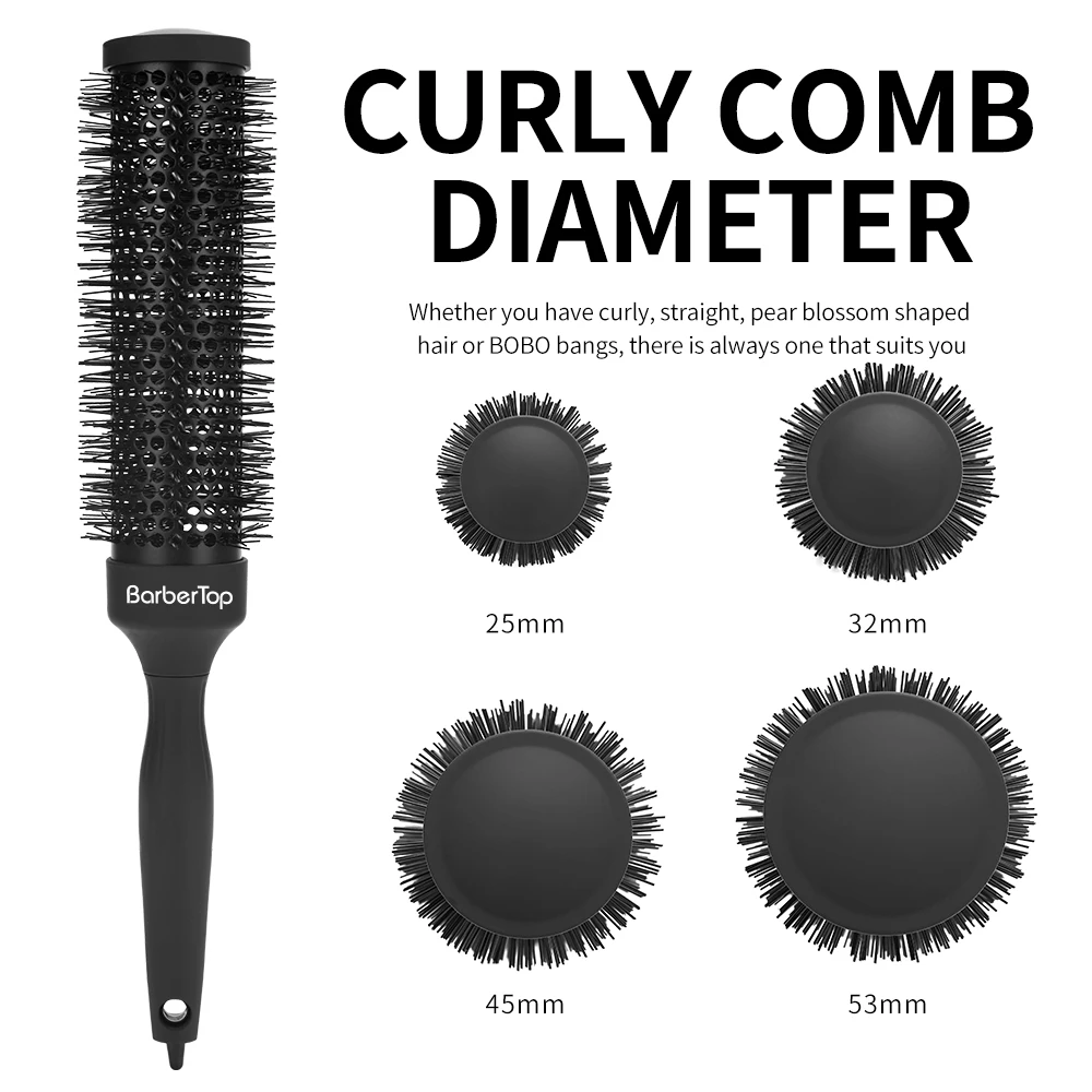 NEUE 35 cm Extra Lange Haar Roller Pinsel Salon Blowout Styling Hitzebeständige Volumen Friseursalon Verwenden Zubehör Roll Kamm