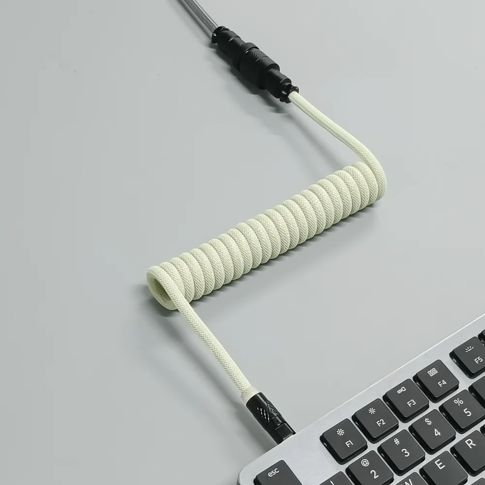USB-C enroulé tressé de câble d'happator de clavier 6.0 pour les claviers  mécaniques de jeu - AliExpress