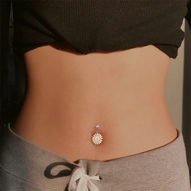 2024 New Faux Fake Belly Butterfly Fake Belly Piercing Butterfly Clip On Umbilical Navel Fake