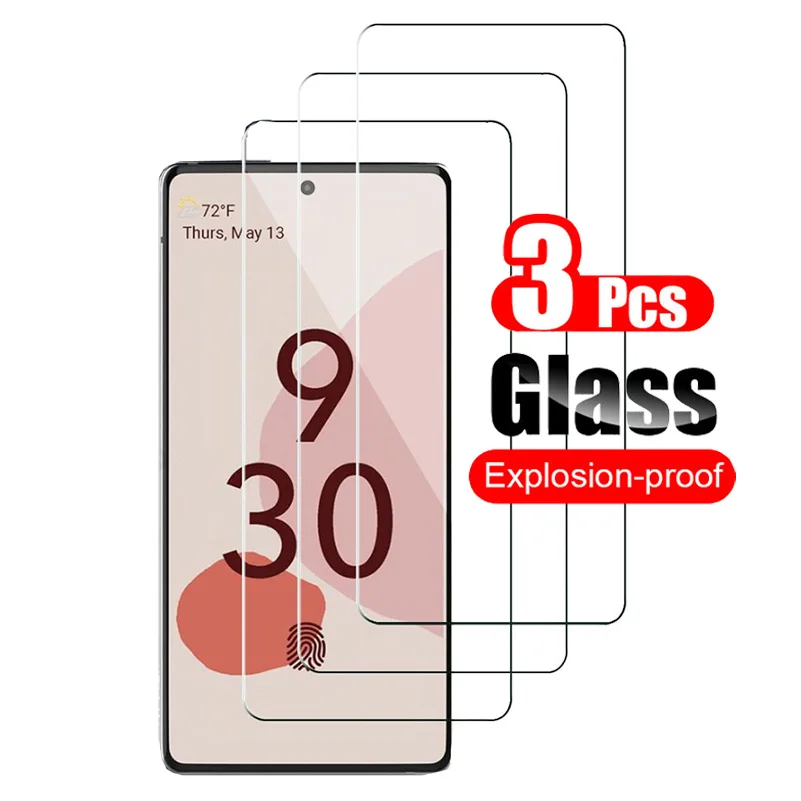 3PCS Tempered Glass For Google Pixel 6 6A Anti-scratch Screen Protector 2.5D 9H Film Glass for Google Pixel 6 Pixel6