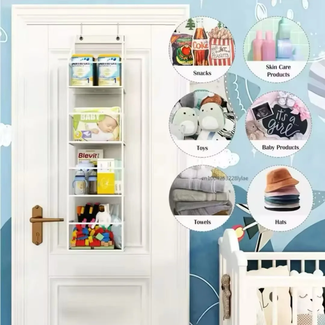 Multifunctional Fabric Hanging Bag for Behind the Door, Multi-Layer Storage, Miscellaneous Organizer, Hanging Storage