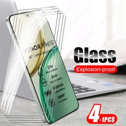 Premium 5G Clear Tempered Glass Screen Protector (4 - Pack) for 3Pieces (Transparent)