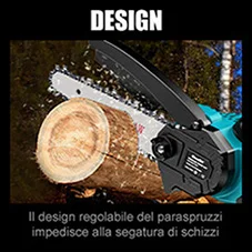 SEESII 24V 6 Inch Mini Powerful Electric Chain Saw Variable Speed Chainsaw with 2 Recharge Batteries 1 Charger for Woodworking electric demolition hammer