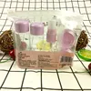 7pc/Set Travel Mini Makeup Cosmetic Face Cream Pot Bottles Plastic Transparent Empty Make Up Container Bottle Travel Accessories 2