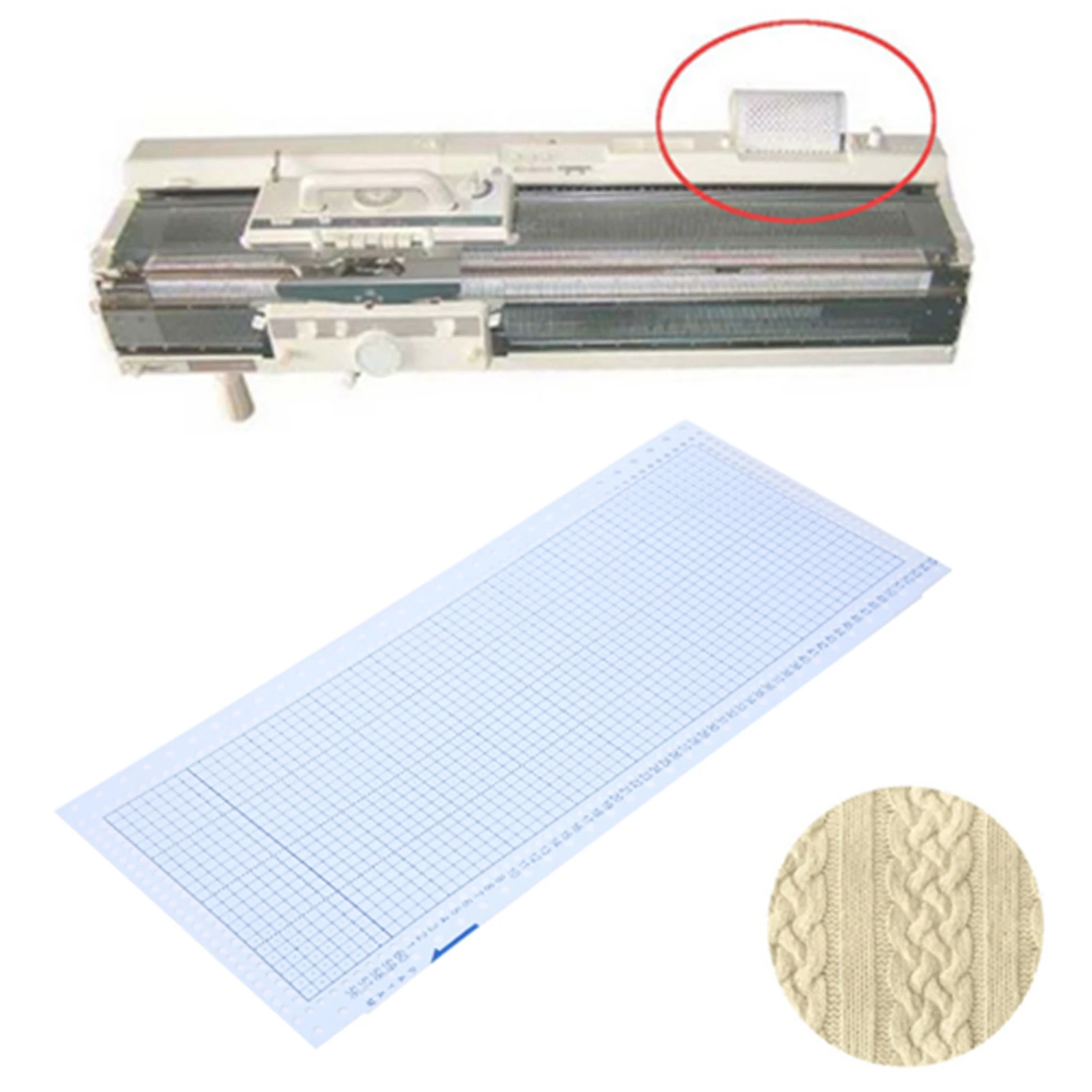 Knitting Machine Punch Card 24 Flower Card for Knitting Machine Accessories