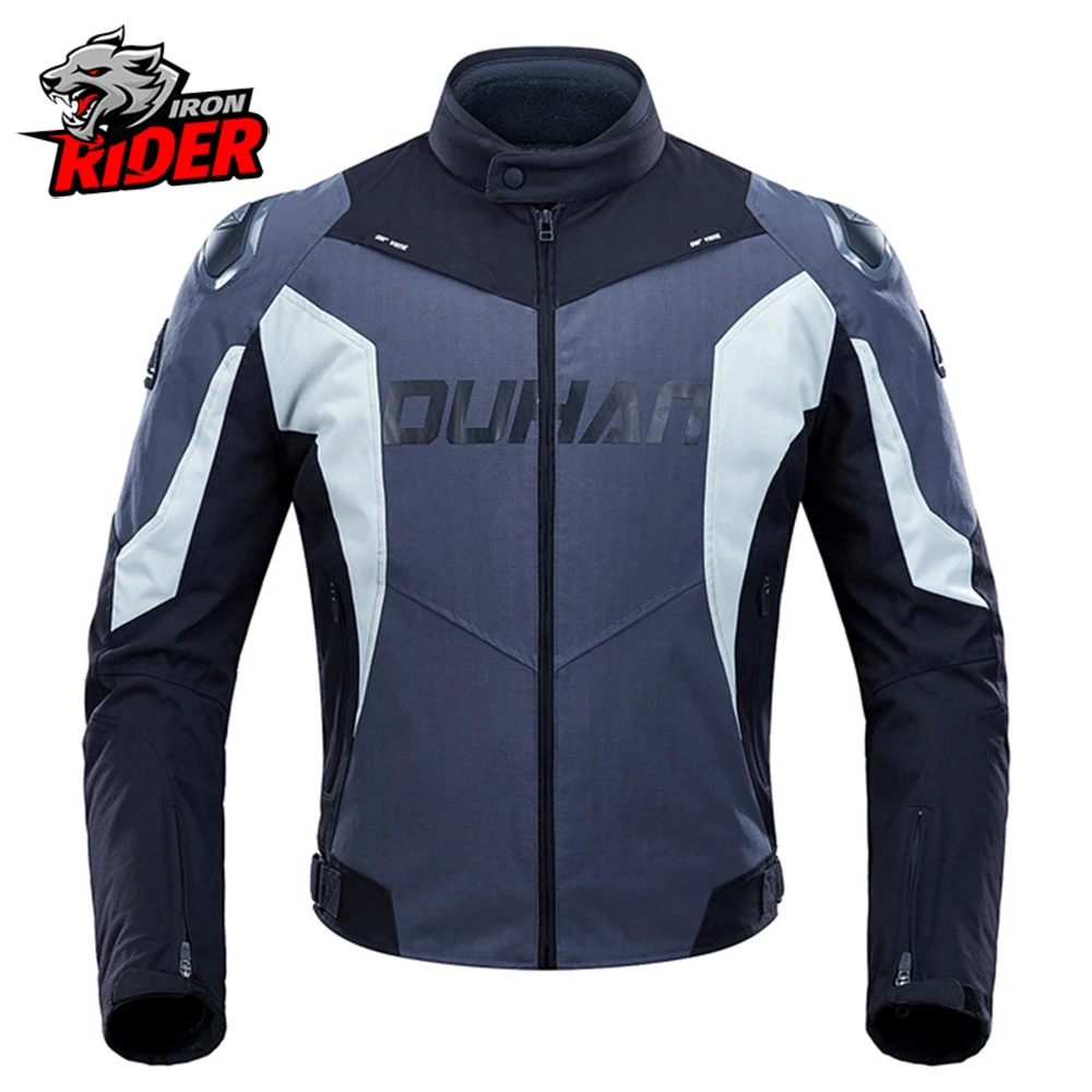 

DUHAN Men's Motorcycle Jacket Moto Racing Jacket Waterproof Cycling Jacket Motocross Protective Gear Detachable Thermal Liner