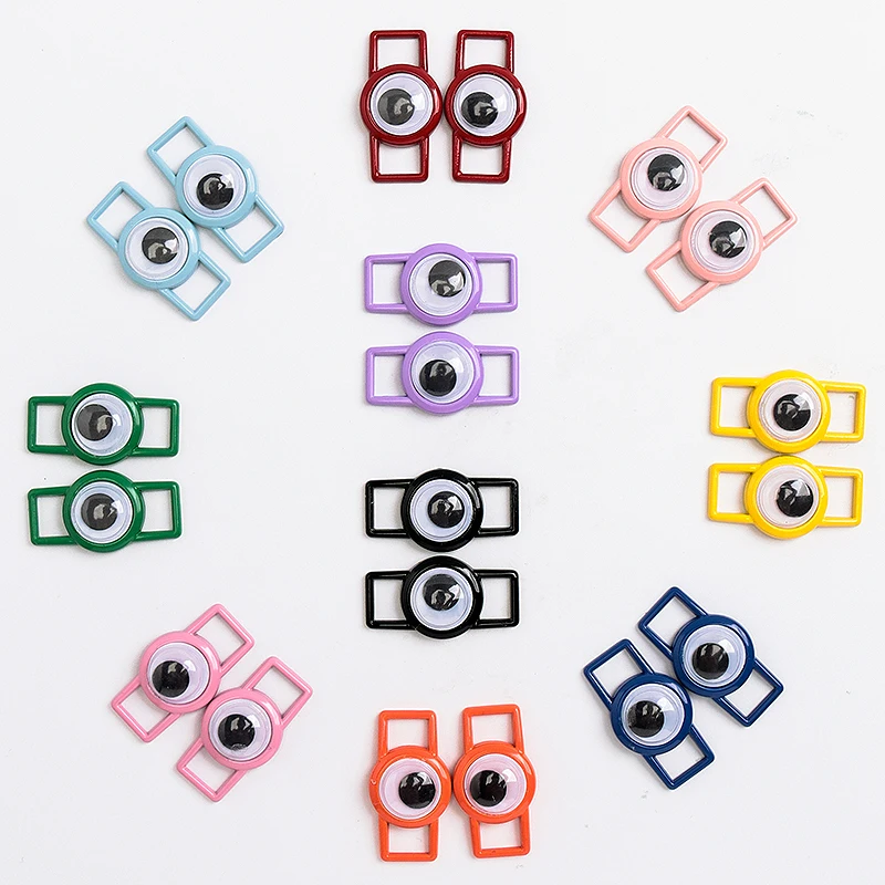 

2022 New Cute Eyes AF1 Shoe Charms Fashion Laces Buckle Quality Metal Shoelaces Decorations Air Force Sneaker Shoes Accessories