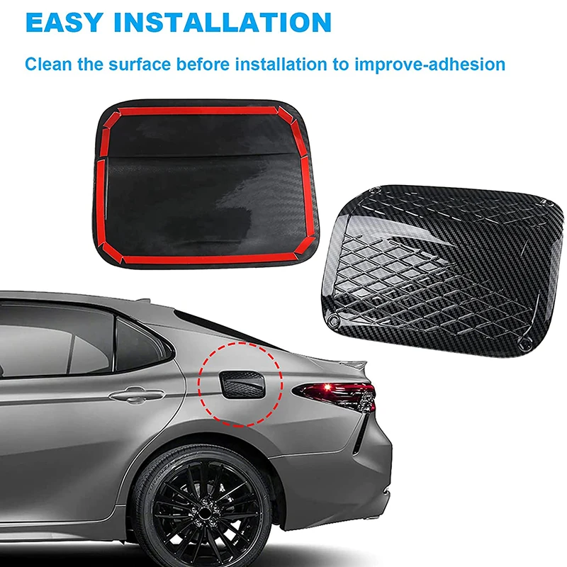 

Car Oil Fuel Tank Cap Cover Trim Sticker for Toyota Camry Accessories 2019 2020 2021 2022