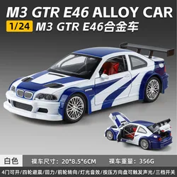 BMW M3 GTR E46 Diecast Model Car - Stylish Home & Desktop Display Ornament, Perfect Birthday Gift (With Box1)