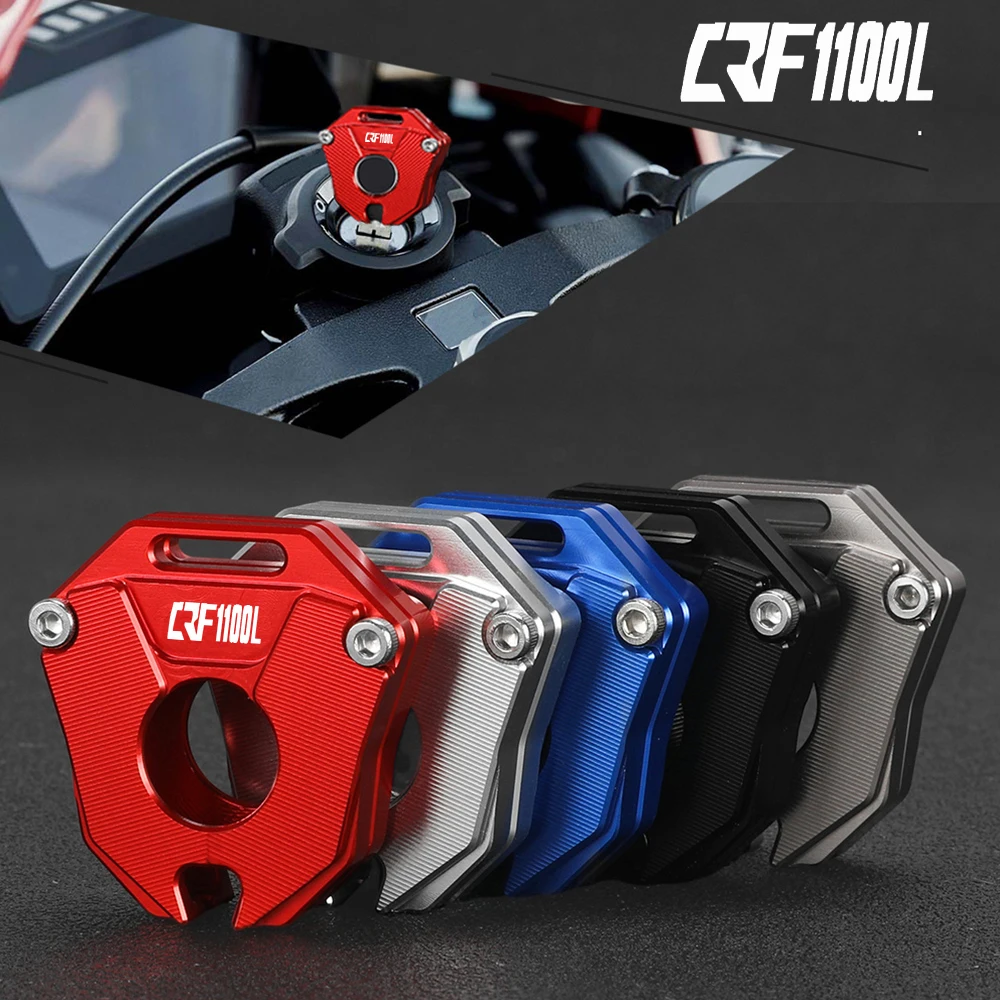 

For HONDA CRF 1100 L Africa Twin CRF1100L 2023 2022 2021 2020 2019 Motorcycle Aluminum Key Cover Cap Keys Case Shell Protector