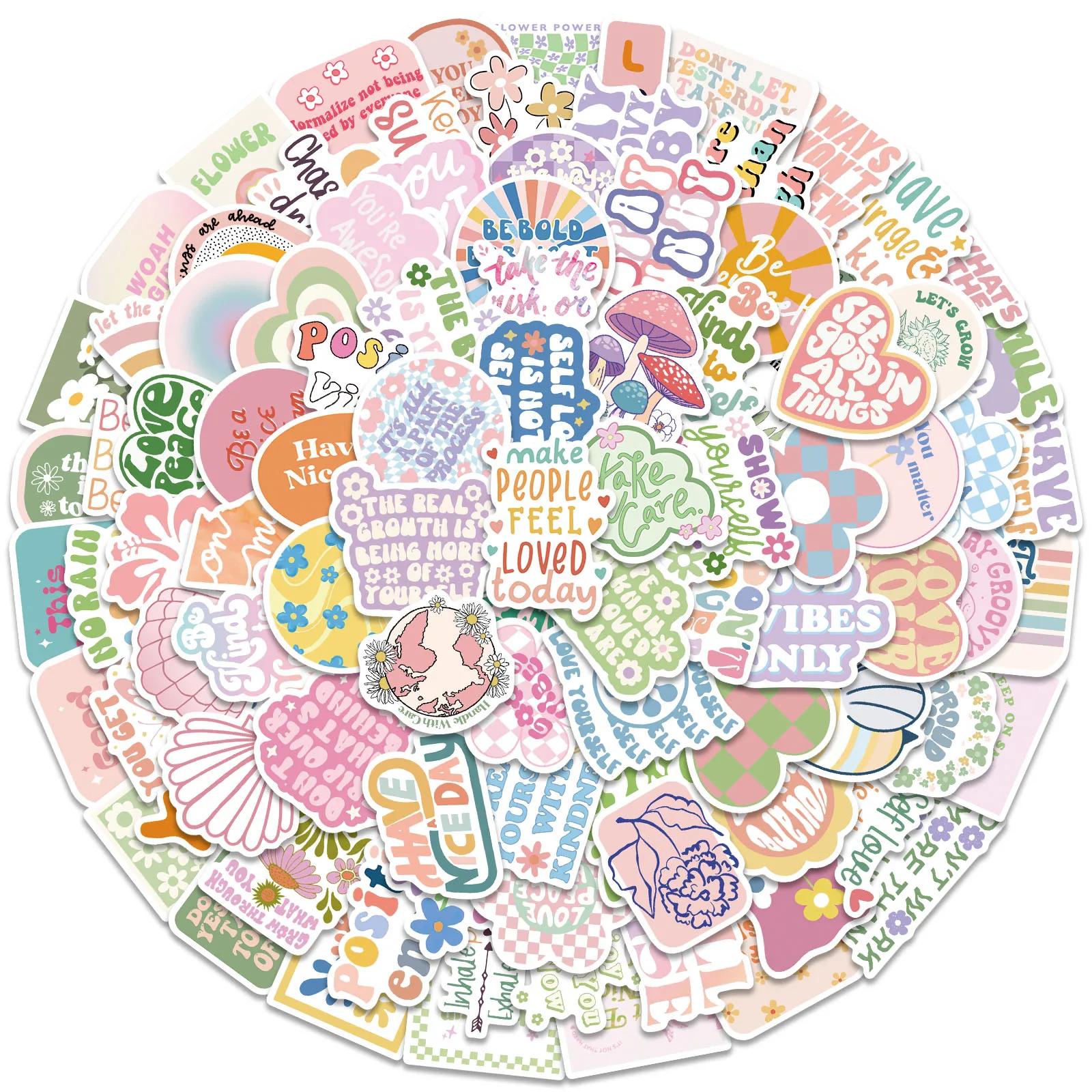 Cartoon Stickers 50/100pcs for Laptop Scrapbook Water Bottle