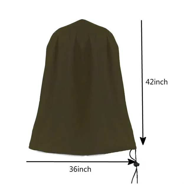 Vízkút Borítók 36 "× 42" Vízálló Burkolat Reteszelő Húzózsinórral A Téli Madárfürdő Borítóhoz Sno88 - Image 6