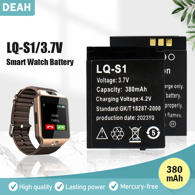 Lq S1 Battery For Dz09 Smartwatch US SmartWatch LQ-S1 Battery