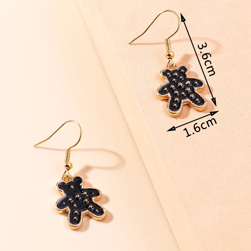 Aihua Niedliche Emaille-Tiere-Ohrringe, schöne Katze, Kaninchen, Einhorn, Alpaka-Tropfenohrring für Frauen und Mädchen, Geburtstagsgeschenke, Party-Schmuck – Detail 37