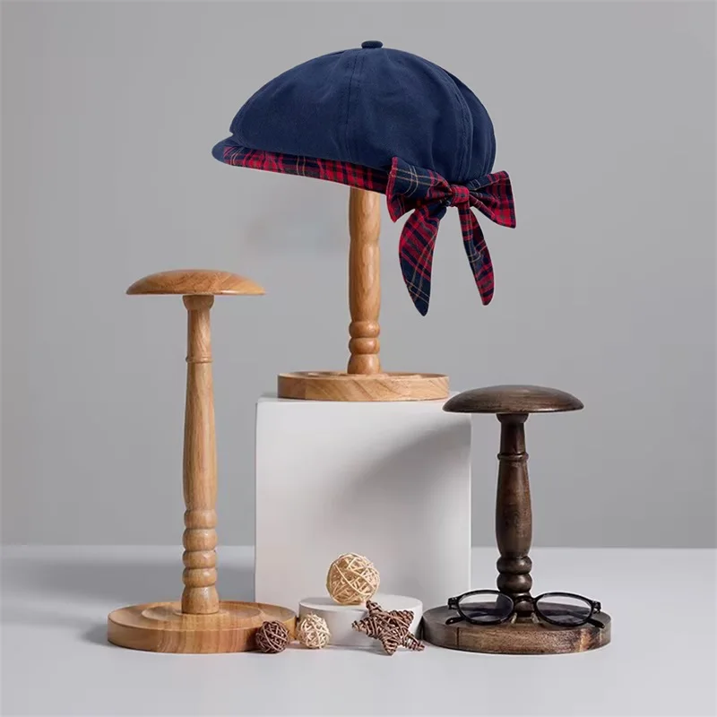 Elegant Plaid Beret Hat with Bow Detail and Short Brim Vintage Style Painter s Cap for Women