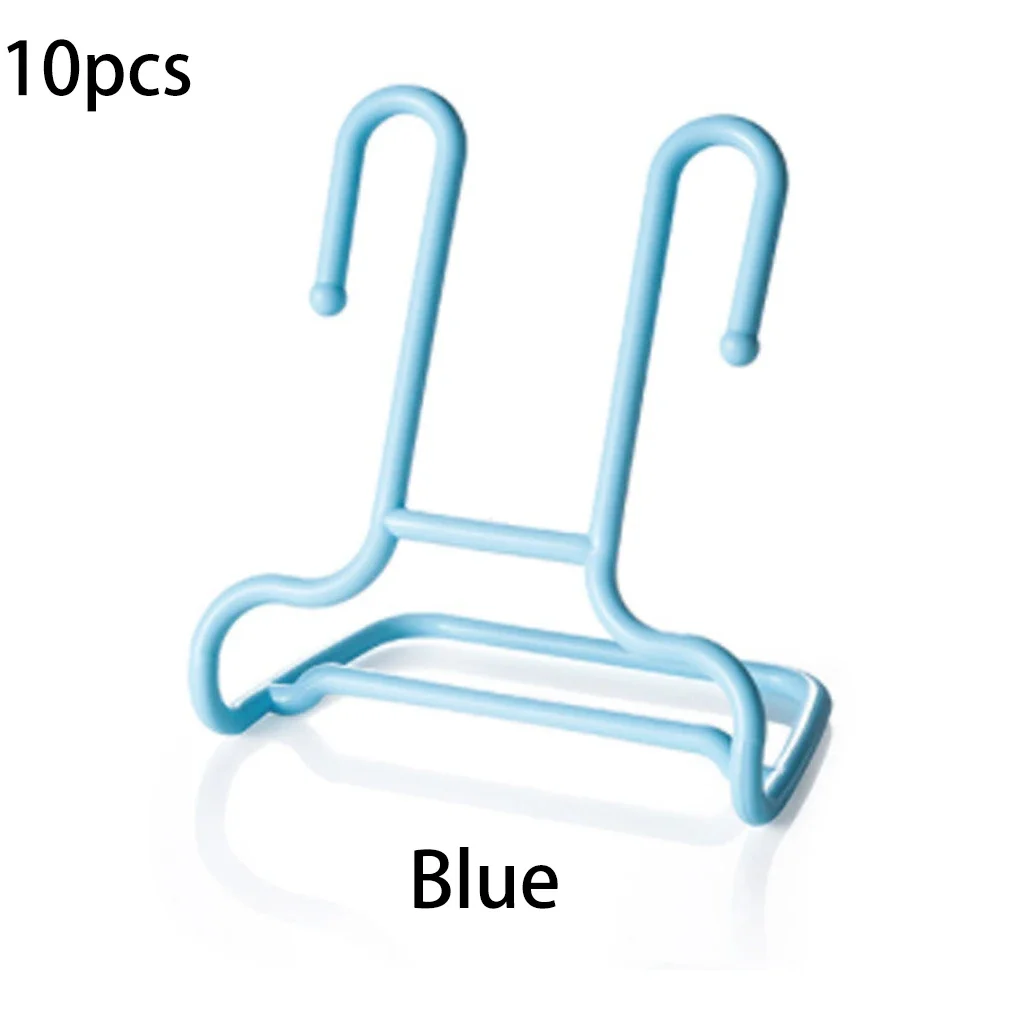 10PCS/Set Creative Multi-Function Shoe Rack Children Kid Shoes Stand Hanging Shelf Drying Shoes Hanger Rack Save Space Organizer 4