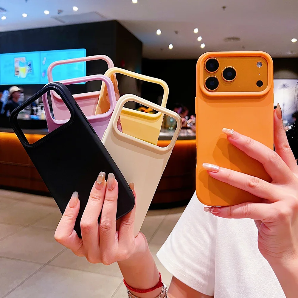 Matte Soft Candy Color Silicone Shockproof Phone Case with Solid Protection