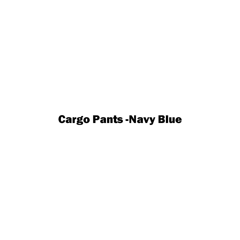 

Cargo Pants -Navy Blue