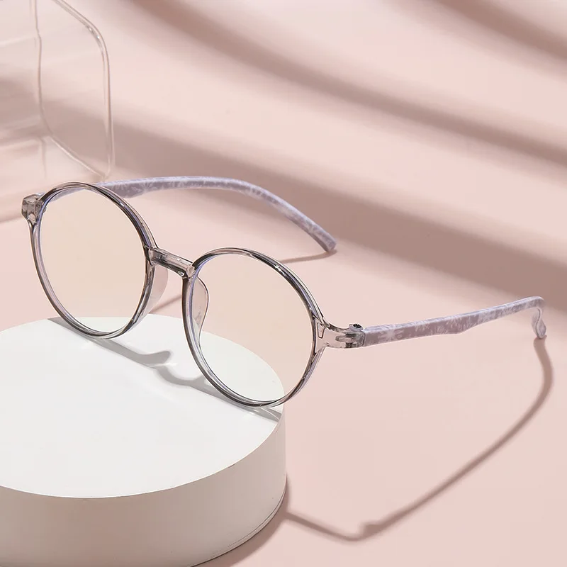 Chic Oversized Round Blue Light Blocking Reading Glasses