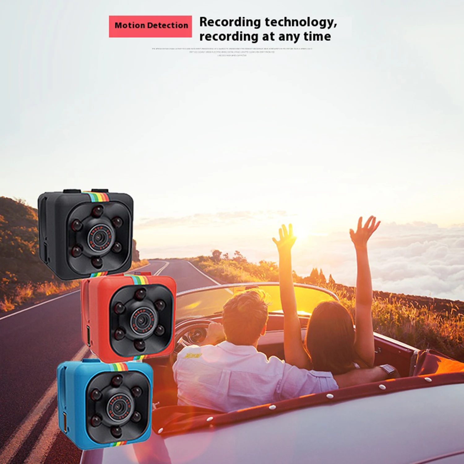 SQ11 Mini Camera HD 720P 1080P Security IP Camera Camcorder Motion DVR Card Direct Recording Camera Sport DV Video Small Monitor 2