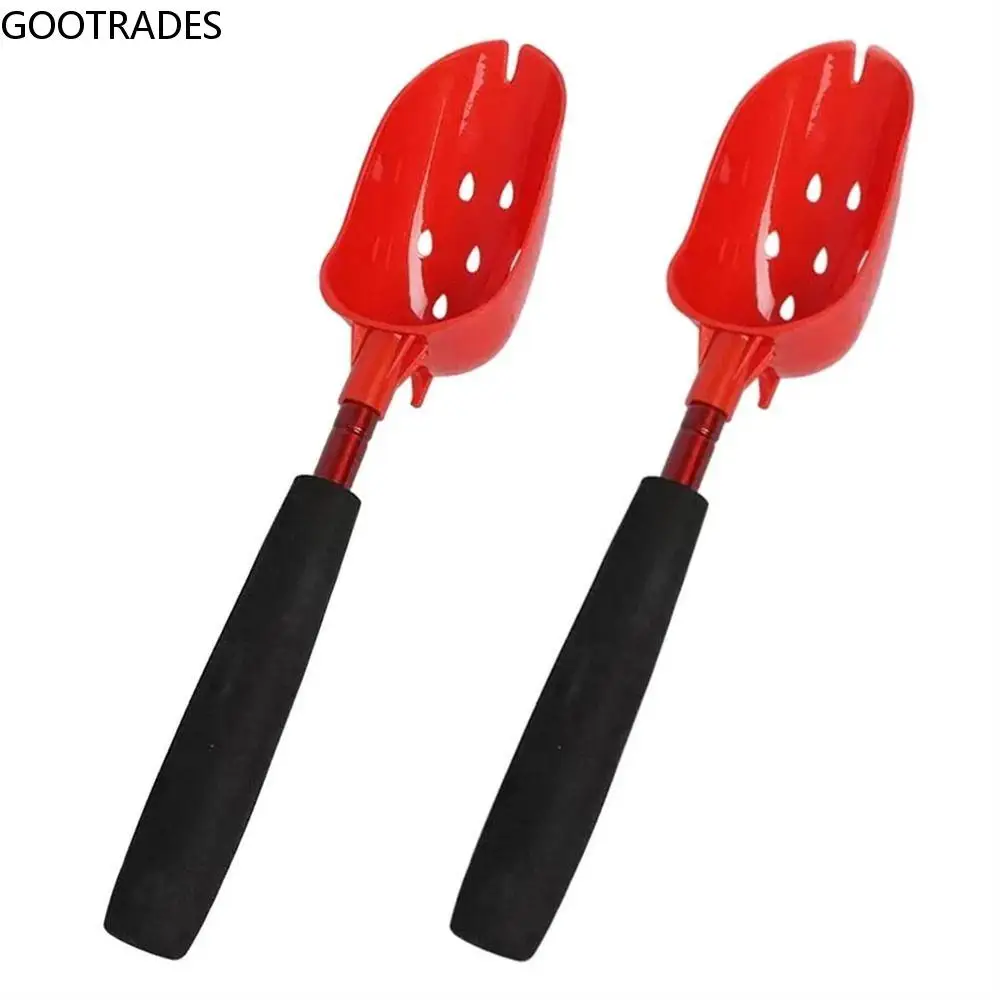 Multifunctional Far Throw Bait Casting Scoop Retractable Bait Throwing Spoon Fishing Accessories