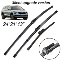 For Skoda Kodiaq 2016 - 2023 Windshield Windscreen Window Rain Brushes 24"21"13" Front & Rear Wiper Blades Set Silent upgrade 1
