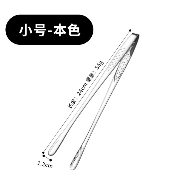 Élelmezési Fogók Rozsdamentes Acél Barbecue Hús Saláta Steak Tálaló Csipeszek Hosszú Bbq Főző Konyhai Edények - Image 6