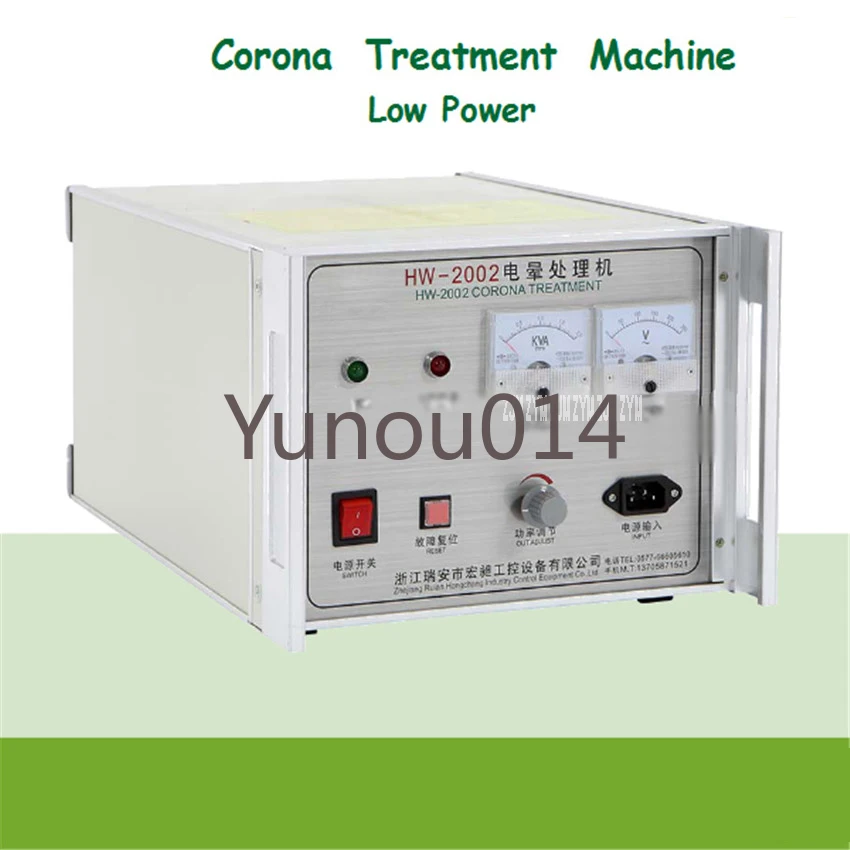 

HW-2002 Surface Corona Treatment Machine for PP PE PS Film,8-25 Khz Output Frequency Is Continuous Adjustable 30-80m / Min Speed