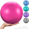 25cm Mini Yoga Ball Soft Pilates Exercise Gym Ball PVC Non Slip Home Training Balance Stability Inflatable Straw Easy Inflation 2