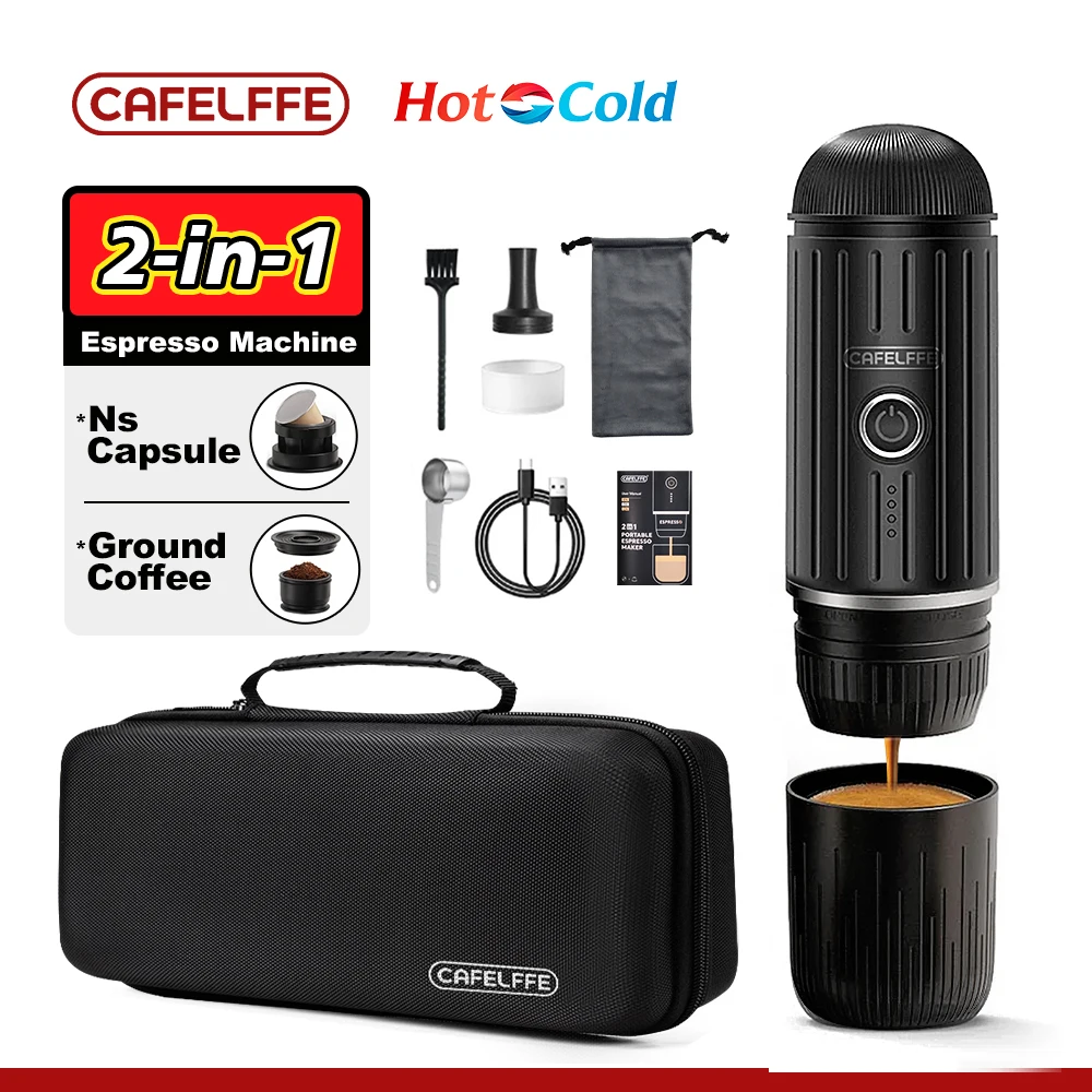 Cafelffe Outdoor Combination Wireless Electric portable espresso machine,Coffee Gift Giving Camping hiking Travel bag cafetera 1 Cafelffe Outdoor Combination Wireless Electric portable espresso machine,Coffee Gift Giving Camping hiking Travel bag cafetera 1